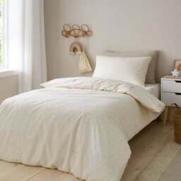 Star Bunny Organic Cotton Duvet Cover and Pillowcase Set - thumbnail 3