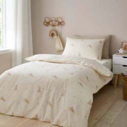 Star Bunny Organic Cotton Duvet Cover and Pillowcase Set - thumbnail 2