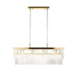 Vogue Corinne 4 Light Adjustable Linear Chandelier - thumbnail 5