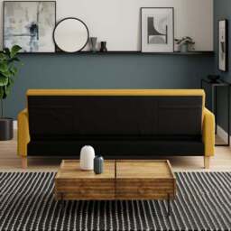 Harlow Flatweave Storage Double Sofa Bed - thumbnail 3
