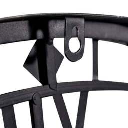Black Metal Skeleton Wall Clock - thumbnail 4