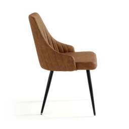 Shea Set of 2 Dining Chairs, Faux Leather - thumbnail 5