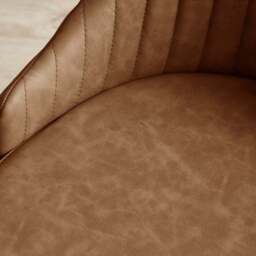 Shea Set of 2 Dining Chairs, Faux Leather - thumbnail 3