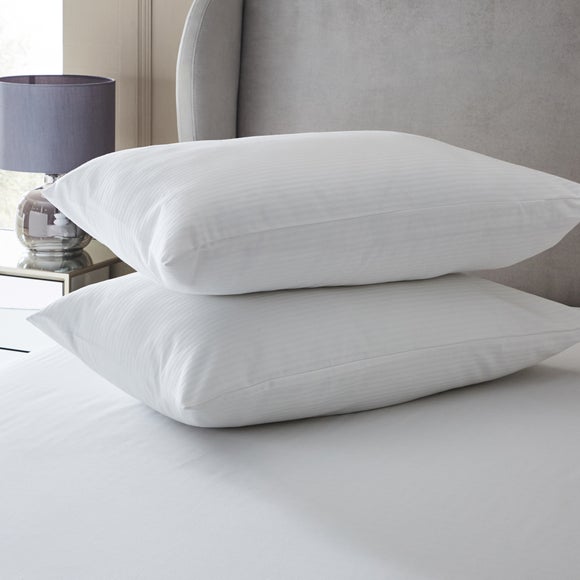 Hotel Pack of 2 Cotton Downproof Pillow Protectors - image 1