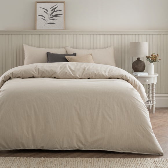 Quinn Marled Stripe 100% Cotton Duvet Cover & Pillowcase Set - image 1