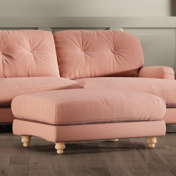 Martha Vintage Velvet Footstool - image 1