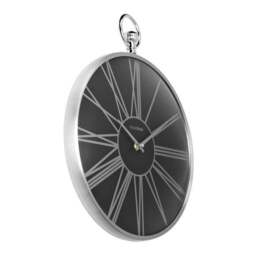 Hometime Pocket Watch Aluminium Round Wall Clock - thumbnail 4