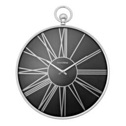 Hometime Pocket Watch Aluminium Round Wall Clock - thumbnail 2
