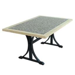 Wilmington Stone Rectangle Dining Table - thumbnail 2