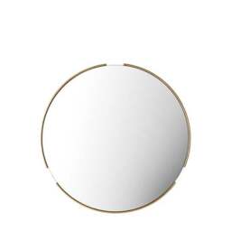 Mora Gold Round Wall Mirror - thumbnail 3