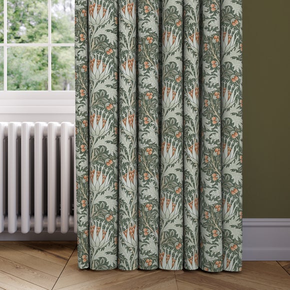 William Morris At Home Artichoke Velvet Made to Measure Curtain - image 1