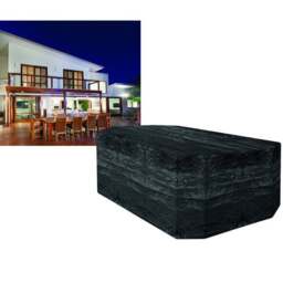 8-10 Seater Rectangular Gardem Furniture Set Super Tough Cover - thumbnail 2