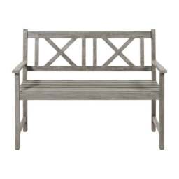 Cambridge 2 Seater Acacia Wood Bench - thumbnail 2