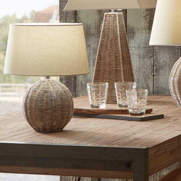 Raffles Rattan Table Lamp - image 1
