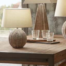 Raffles Rattan Table Lamp - thumbnail 1