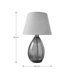 Fentress Large Recycled Glass Table Lamp - thumbnail 6