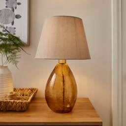 Fentress Large Recycled Glass Table Lamp - thumbnail 1