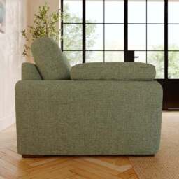 Milton Textured Chenille 3 Seater Sofa - thumbnail 3