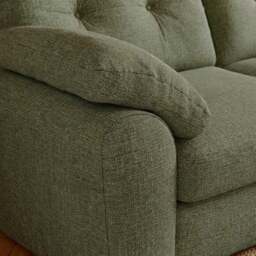 Milton Textured Chenille 3 Seater Sofa - thumbnail 4