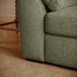 Milton Textured Chenille 3 Seater Sofa - thumbnail 5