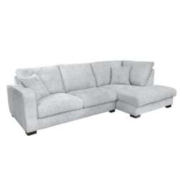 Carson Deep Sit Chunky Chenille Corner Sofa - thumbnail 3