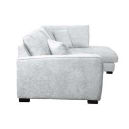 Carson Deep Sit Chunky Chenille Corner Sofa - thumbnail 4