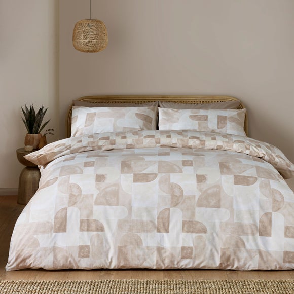 Catherine Lansfield Sloane Geo Reversible Duvet Cover & Pillowcase Set - image 1
