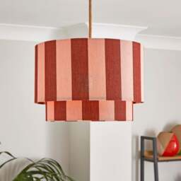Beatrice Stripe Two Tier Lamp Shade - thumbnail 1