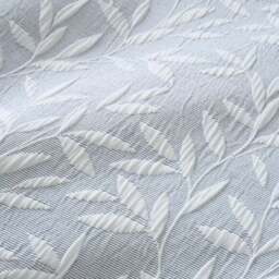 Ecton Leaf Jacquard Duvet Cover & Pillowcase Set - thumbnail 3