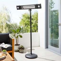 Blaze Large Wall Mounted Patio Heater with LED Lights - thumbnail 3