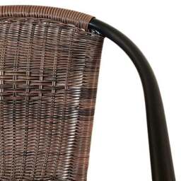 Summer Terrace Atlanta Round Bistro Table with 2 Springdale Chairs - thumbnail 3
