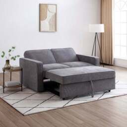 Kayden Fabric Pop Up 2 Seater Double Sofa Bed - thumbnail 3