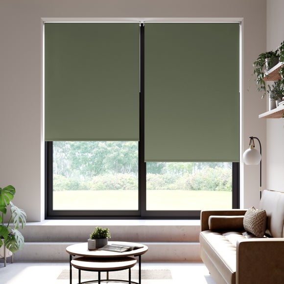 Flora Fire Retardant Blackout Made to Measure Roller Blind - image 1