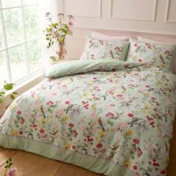 RHS x Catherine Lansfield Birds In Bloom Duvet Cover & Pillowcase Set - thumbnail 6