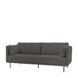 Derby 3 Seater Sofa, Velvet - thumbnail 2