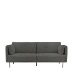 Derby 3 Seater Sofa, Velvet - thumbnail 1
