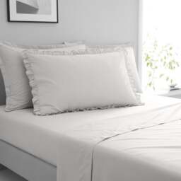 Pure Cotton Frilled Pillowcase - thumbnail 1