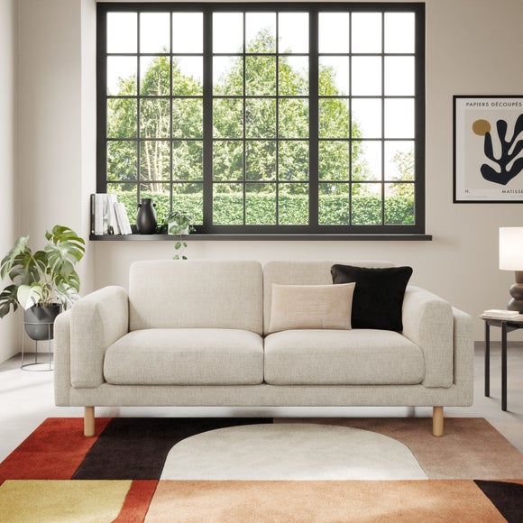 Newton Chunky Tonal Weave 3 Seater Sofa - image 1