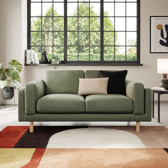 Newton Matte Plush Velvet 2 Seater Sofa - image 1
