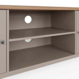 "Lancaster TV Unit, Grey and Oak for TVs up to 55""" - thumbnail 6