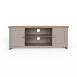 "Lancaster TV Unit, Grey and Oak for TVs up to 55""" - thumbnail 4