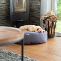 Lords and Labradors Herringbone Donut Dog Bed - thumbnail 2