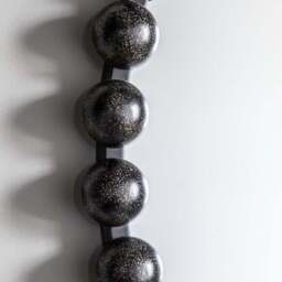 Annadel Beaded Round Wall Mirror - thumbnail 2