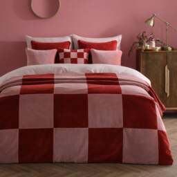 Clara Cotton Velvet Patchwork Bedspread