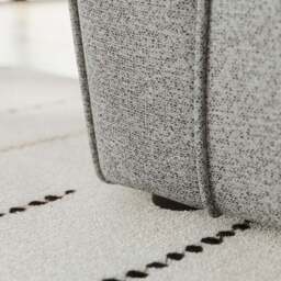 Blake Multi Texture Corner Chaise Sofa - thumbnail 4