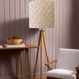 Aratus Tripod Floor Lamp with Eden Shade - thumbnail 1