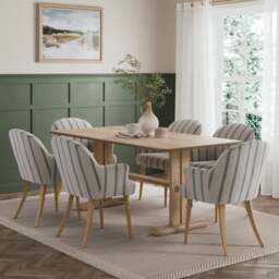 Petit Dining Chair, Folkstone Stripe