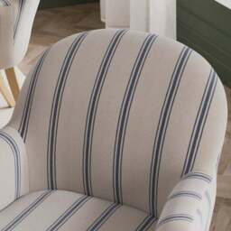 Petit Dining Chair, Folkstone Stripe - thumbnail 3