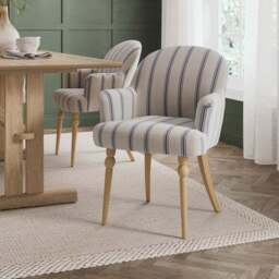 Petit Dining Chair, Folkstone Stripe - thumbnail 2