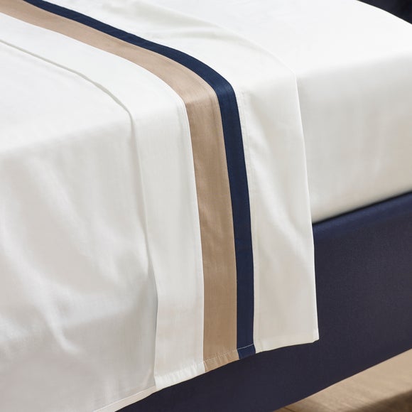 Dorma Alderton 100% Cotton Sateen Flat Sheet - image 1